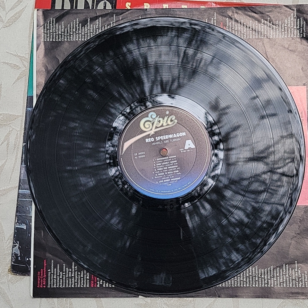 REO Speedwagon Wheels Are Turnin' Vinyl - Picture 3 of 6
